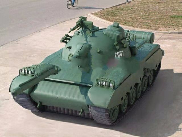 甘肃军用充气坦克车